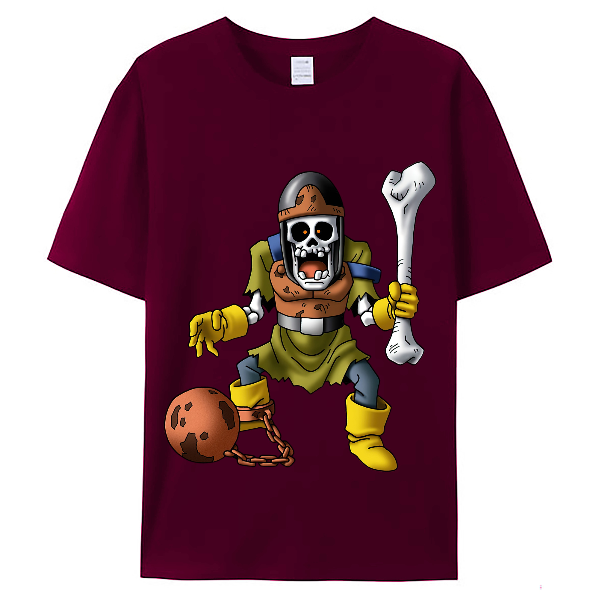 （画像用） ドラゴンクエスト Doragon Kuesuto Dragon Quest レディースカジュアルプリントTシャツ（綿100％）